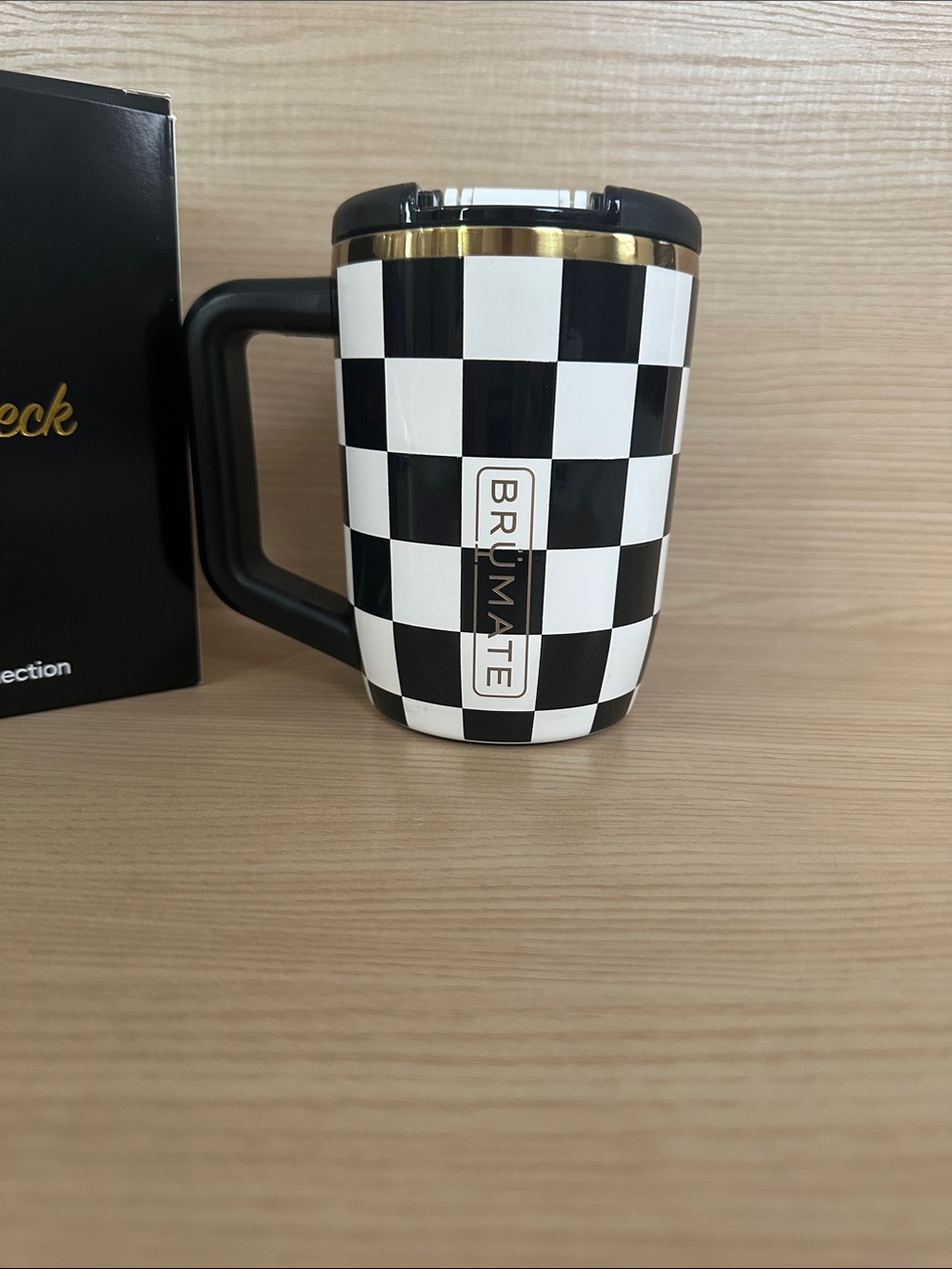 Brümate Black & White Checker Müv 15 oz